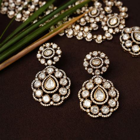 Kundan Long Necklace & Polki Long Necklace for Women