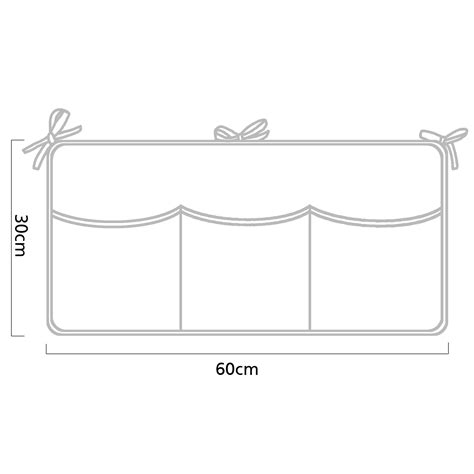 BABY BLUE CRIB ORGANISER