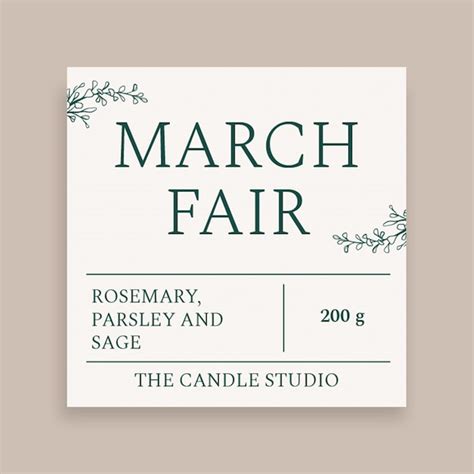 Image result for Candle Labels Free