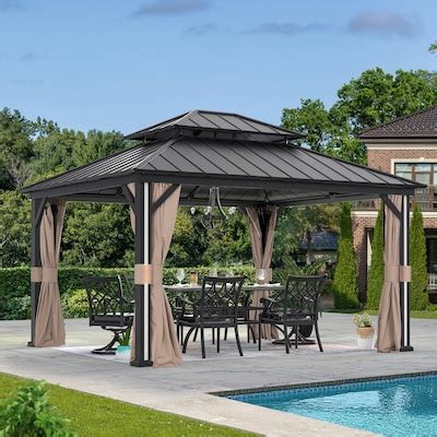 ELEVATE OUTDOORS Aluminum-Frame Gazebos at Lowes.com