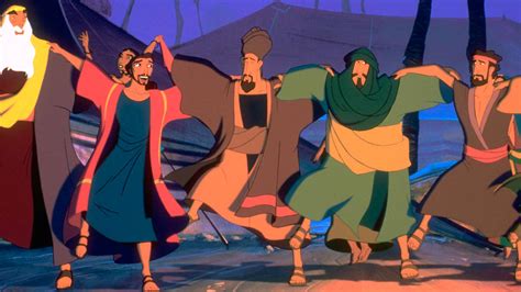 Download The Prince Of Egypt Characters Dancing Wallpaper | Wallpapers.com