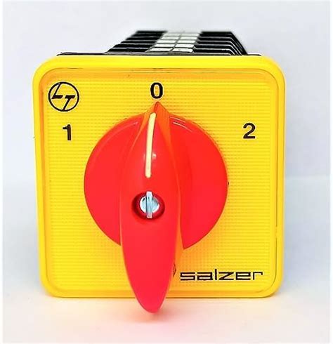 Salzer(L&T) 61030 16A 6Pole 2Way S16 Cam Operated Rotary Switch ...