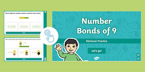 👉 Retrieval Practice: Number Bonds of 9 Maths Interactive Quiz