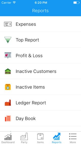 iOS: Reports :: Biz Analyst Docs
