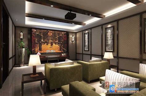 新中式风格家庭影院装修理念装修效果图片 - 中式风格 - --hifi家庭影院音响网