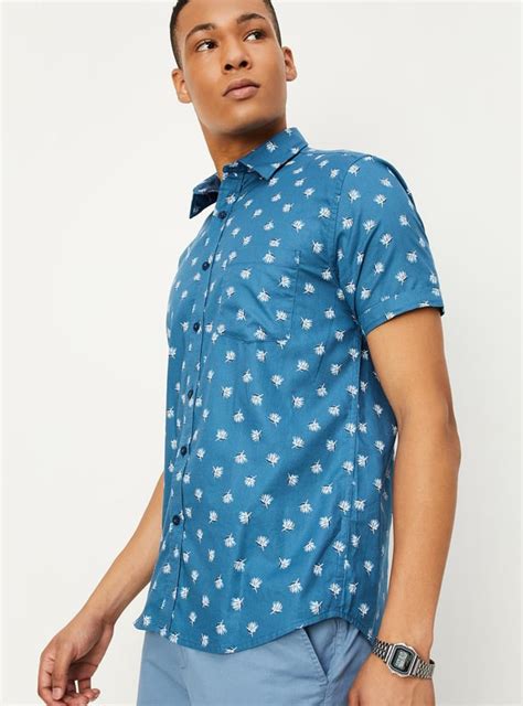 Buy Men Slim Fit Printed Casual Shirt Online at just Rs. 799.0 ...