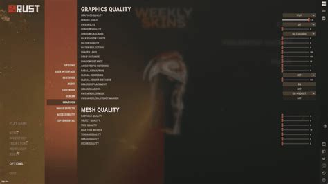 Image result for Rust Filter Settings