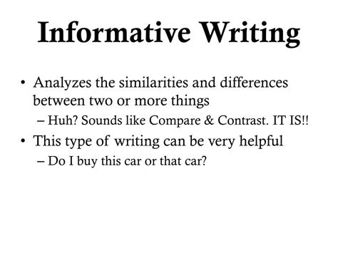 Informative Writing Style Meaning 的图像结果