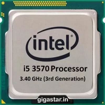 IDE PATA 3rd Generation Intel Core i5 3570 Processor 3.40 Ghz for LGA ...