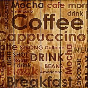 Buy 3D Cafe Logo Wallpaper, Wood Grain Wall Mural, Old Wall Decor ...