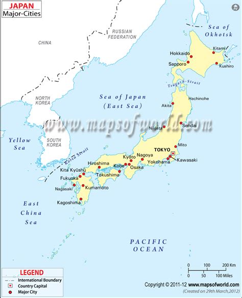 Japan Cities Map 的图像结果