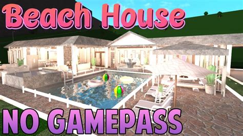bloxburg beach house no gamepass