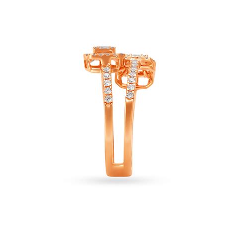 Crossover Geometric Finger Ring