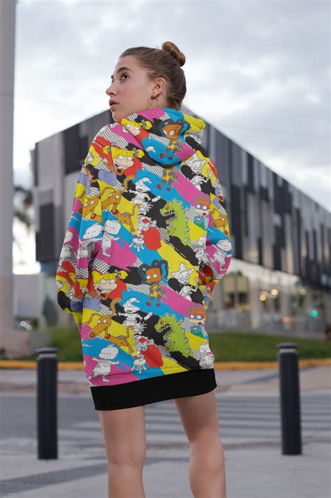 Rugrats Dots & Strokes Hoodie Dress