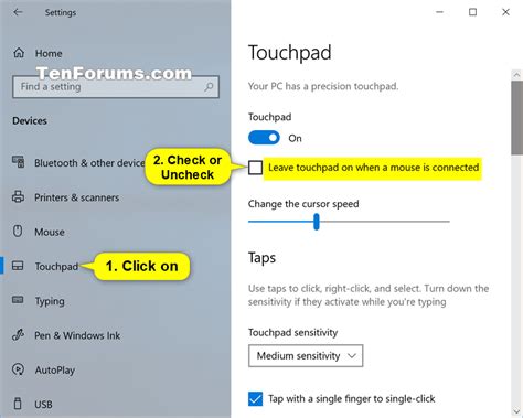 Image result for Disable Touchpad When Mouse Connected