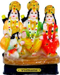 VALPRO PRODUCTS Lord Shri Ram Darbar Idol Handicraft Statue Spiritual ...