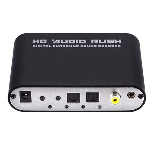 IOT-Audios Analog 5.1 CH Stereo AC3 HD Audio Converter Optical SPDIF C ...