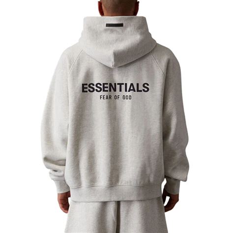 Fear of God Essentials Hoodie Light Oatmeal (SS22) - STEALPLUG KL