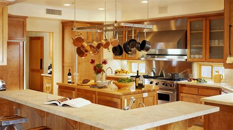 Download wallpaper 1366x768 kitchen, utensils, furniture, style ...