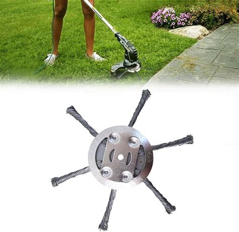 6 inch Steel Wire Weed Trimmer Head, 2025 New Steel Wire Grass Trimmer ...