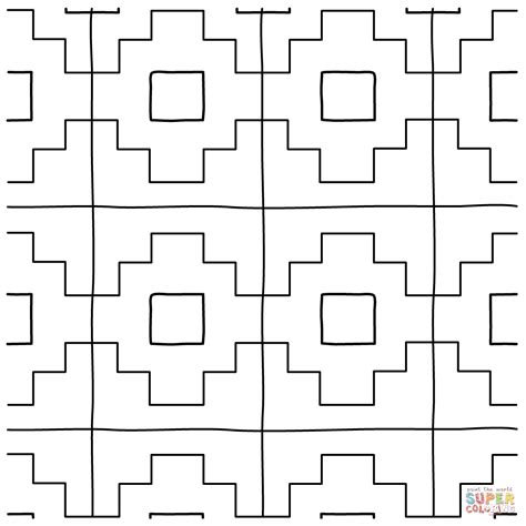Abstract Pattern coloring page | Free Printable Coloring Pages