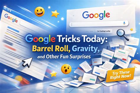 Google Magic Tricks You Must Try: Barrel Roll, Gravity & Fun Surprises
