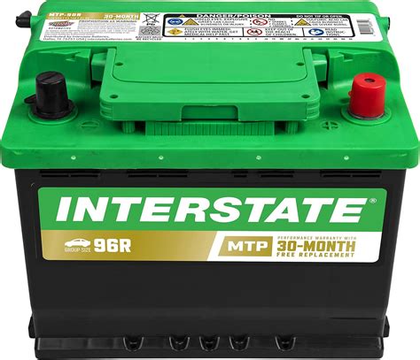 Amazon | Interstate Batteries Group 96R カーバッテリー 交換用 (MTP-96R) 12V ...