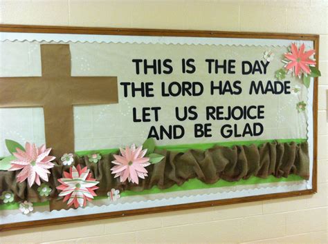 Church Easter Bulletin Board Ideas
