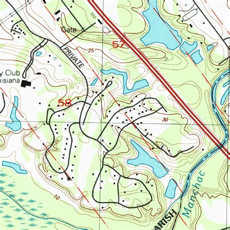 Saint Gabriel, LA (1995, 24000-Scale) Map by United States Geological ...