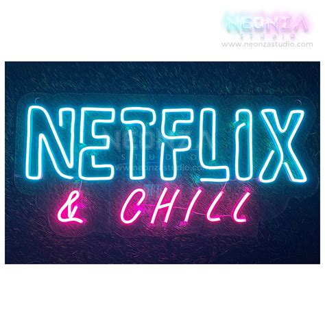 Buy Netflix & Chill Neon Sign Online India – acrylicsheetsindia