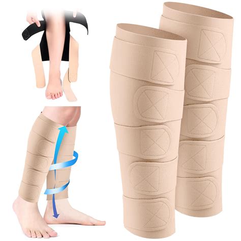 Croknit 2 Pcs Lymphedema Compression Leg Wraps Adjustable India | Ubuy
