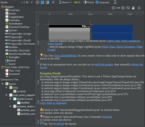 Image result for Android Studio Design View