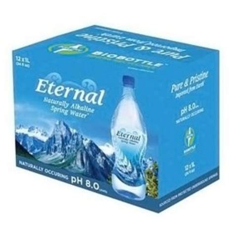 Eternal Naturally Alkaline Spring Water Case (1 other) Delivery or ...