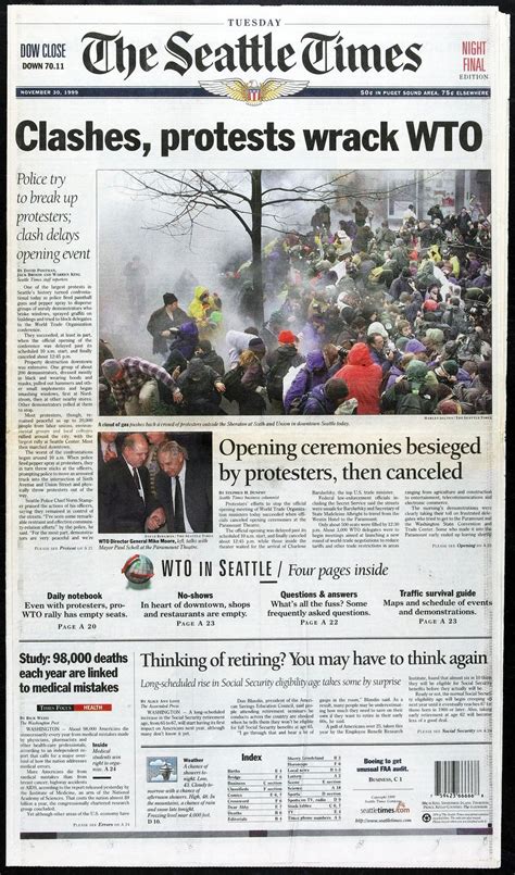 Image result for Seattle Time News Paper