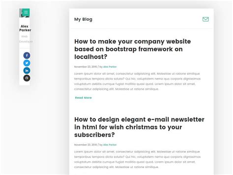 Image result for Blog.html Example