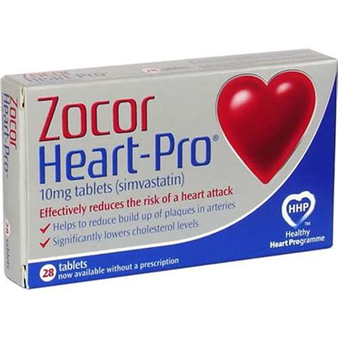 Zocor (simvastatin) tablets - High cholesterol treatment - Medix24