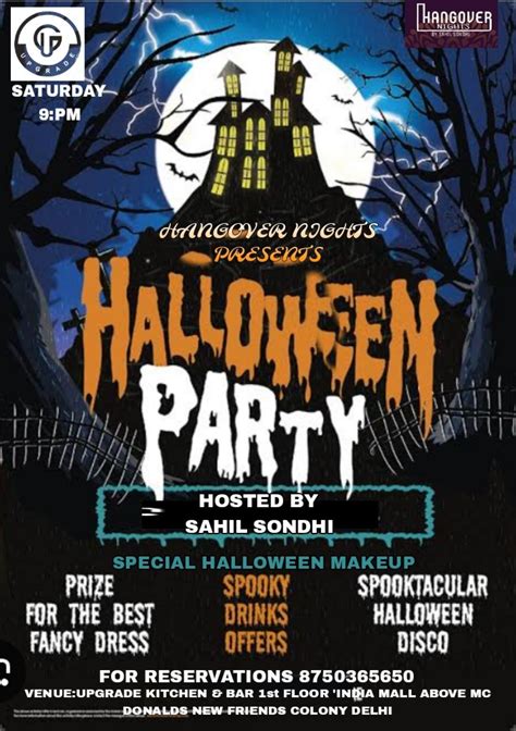 HALLOWEEN HORROR NIGHT BY HANGOVER NIGHTS, Upgrade Kitchen & Bar, New ...