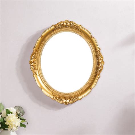 Vintage Oval Wall Mirror Gold Online - Premium Wall Mirror | Nestasia