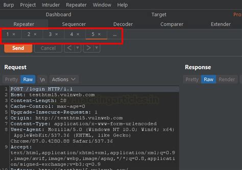 Burp Suite for Pentester: Repeater - Hacking Articles