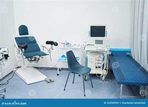 Empty Gynecology Room with Modern Equipment in Clinic Stock Image ...