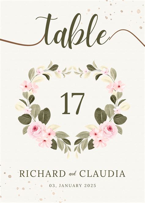 Image result for Table Number Format
