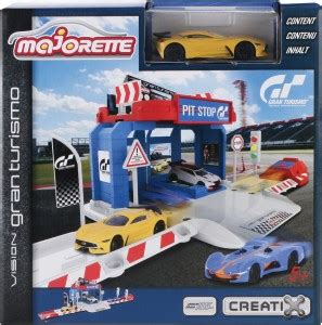 Majorette Vision Gran Turismo Pit Stop and CAR - Vision Gran Turismo ...
