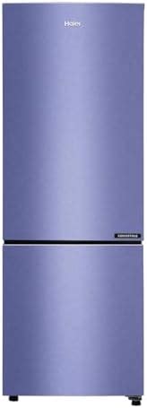 Haier 237 L, 2 Star, Storm Inox Finish, Bottom Mounted Frost Free ...