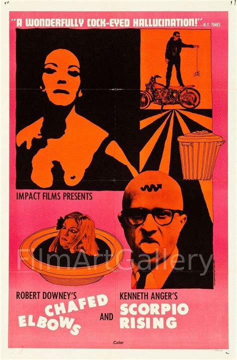 Chafed Elbows & Scorpio Rising Movie Poster 1966 1 Sheet (27x41)