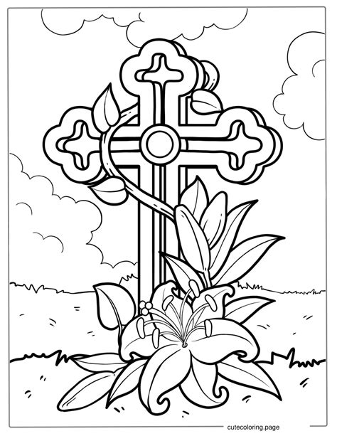 Cross Coloring Pages(20+ free printable coloring pages) | Cute Coloring Pages | Free Printable ...