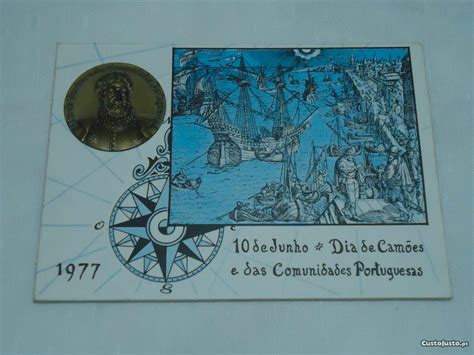 Placa Com Medalha De Camões Comemorativa 10 De Junho 1977 De Cabral ...