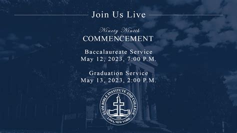 Elim Bible Institute & College Graduation