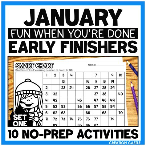 January Early Finishers Activities | Made By Teachers