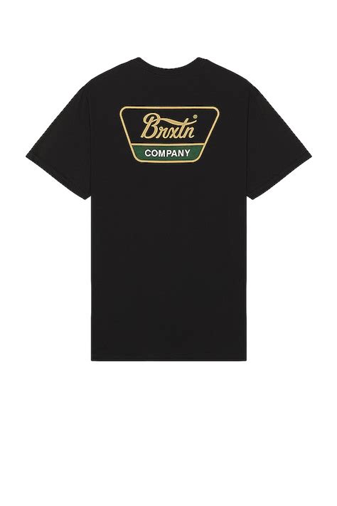Brixton Linwood Tee in Black, Antelope & Pine Needle | REVOLVE