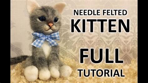 Needle Felting Cat Tutorial 的图像结果